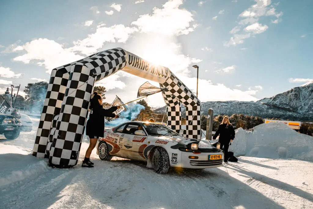 Viking Rally 2022, départ, neige, road trip