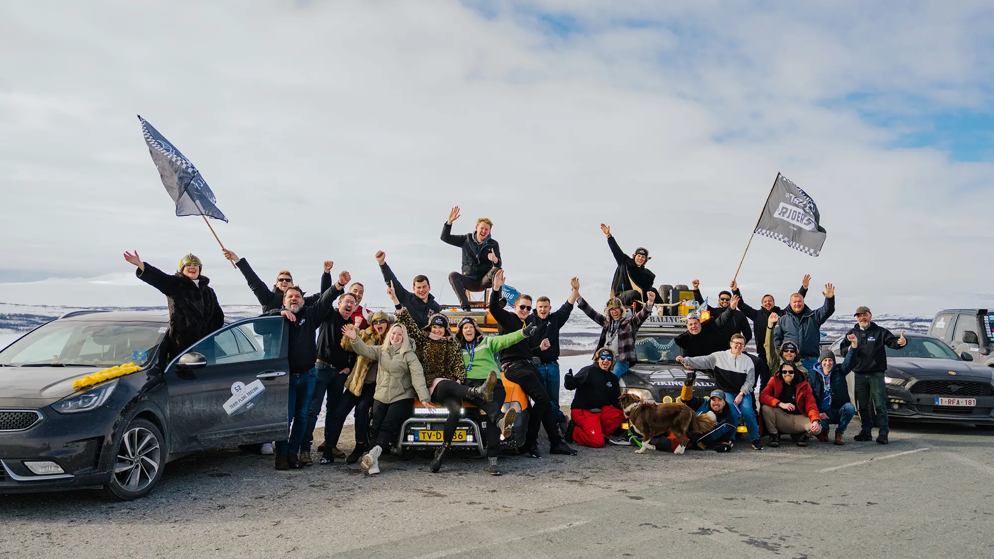 Rallye Viking, neige, road trip, itinéraire pittoresque